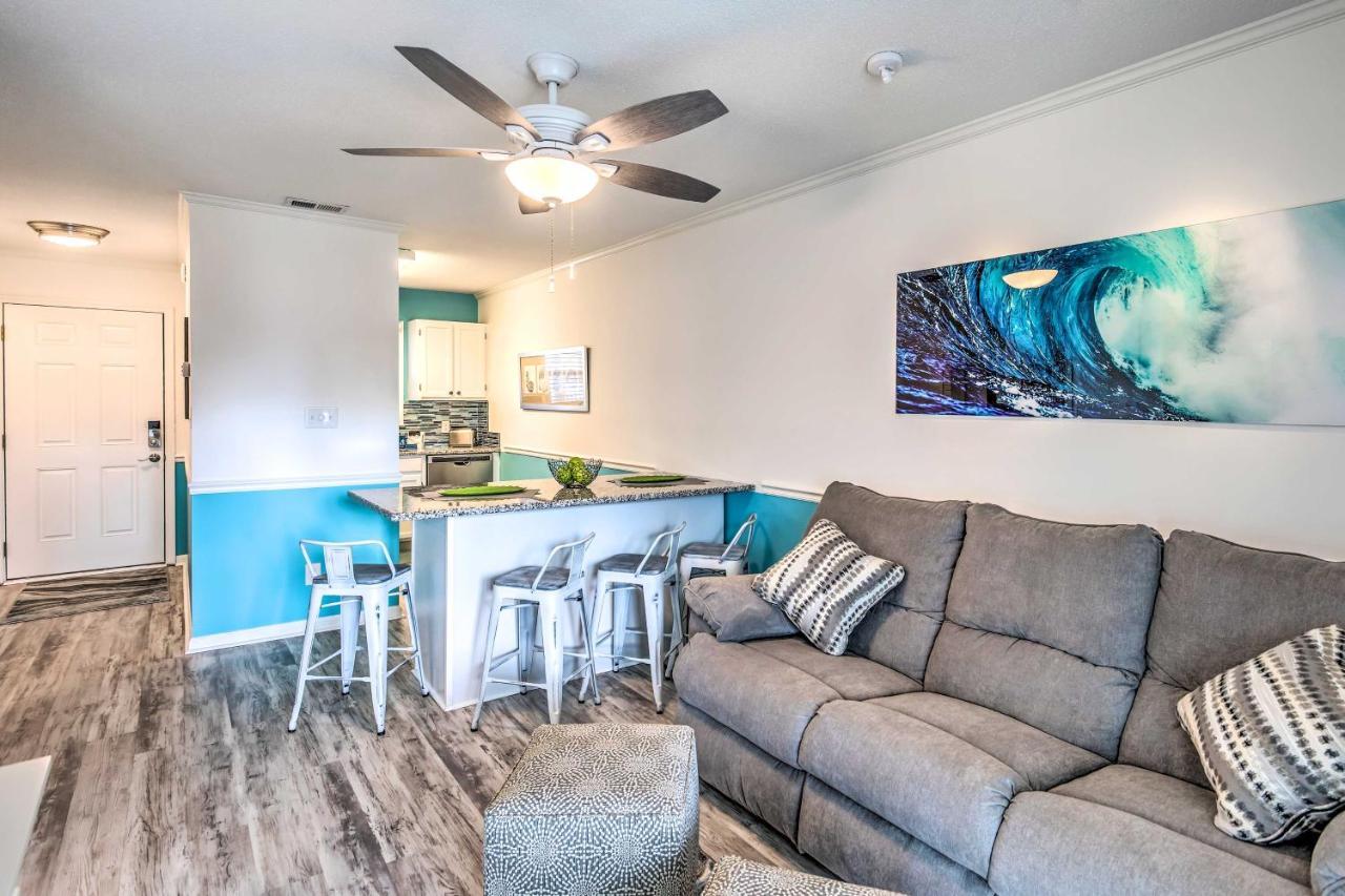 Surfside Beach Escape With Pool - Walk To Ocean! شاطئ ميرتل المظهر الخارجي الصورة